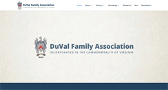 Desktop Screenshot of duvalfamilyassociation.org